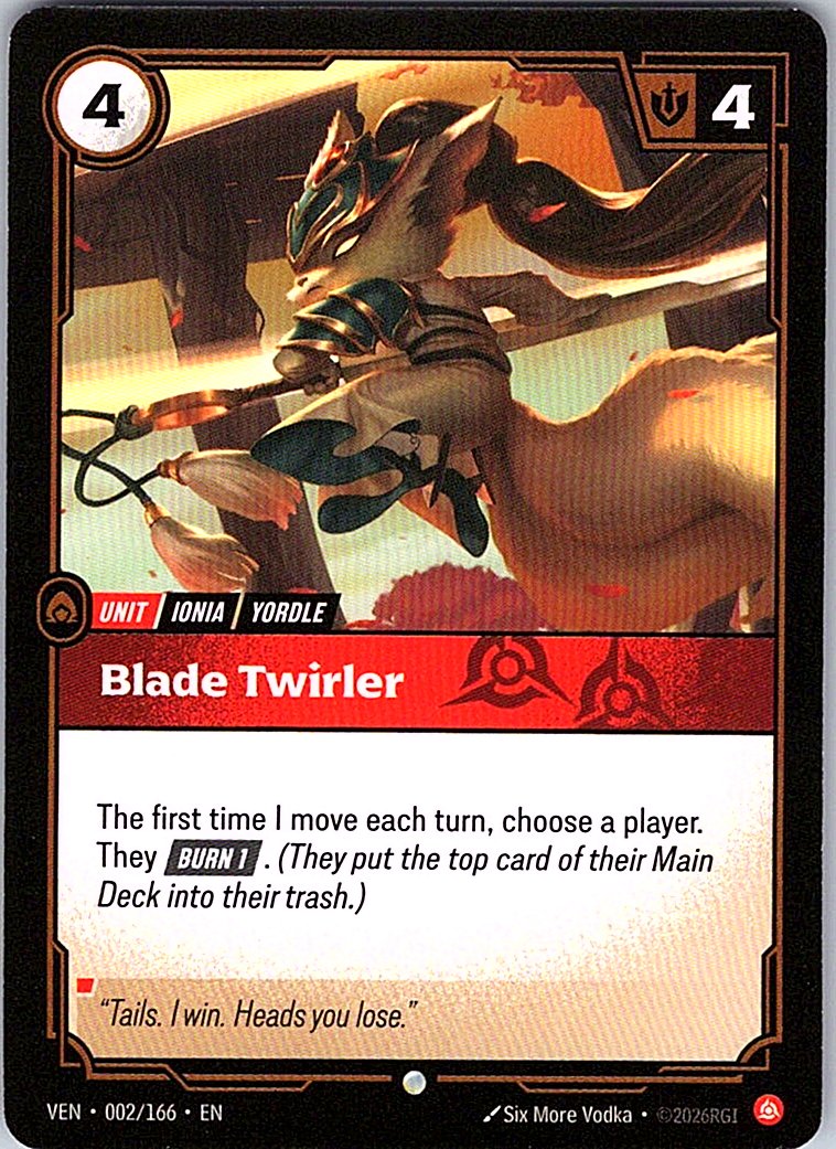 Blade Twirler - Vendetta - 002/166 - - NM