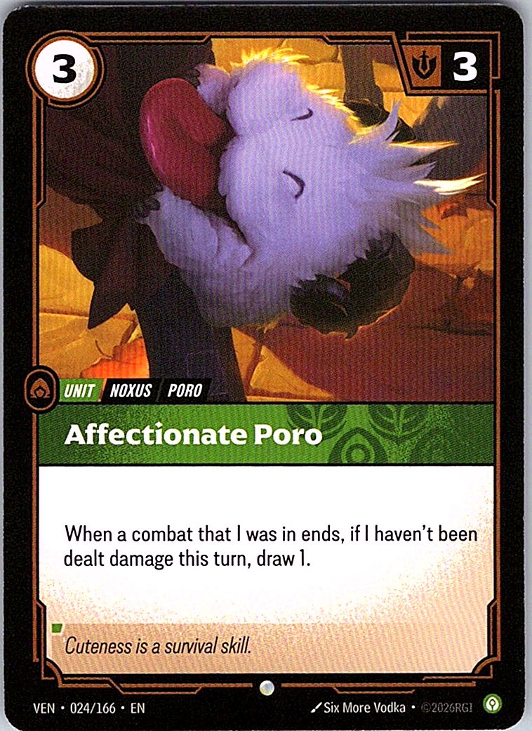 Affectionate Poro - Vendetta - 024/166 - - NM