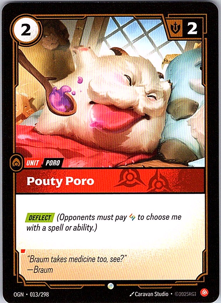 Pouty Poro - Origins - 013/298 - - NM