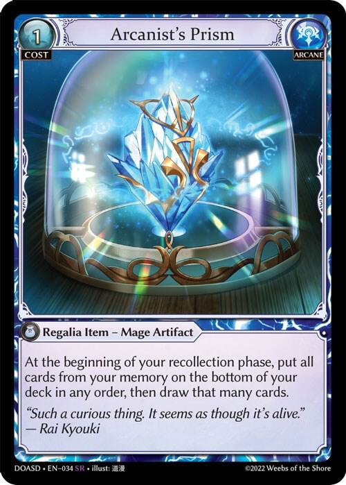 Arcanist's Prism - Dawn of Ashes Starter Decks - 034 - - NM