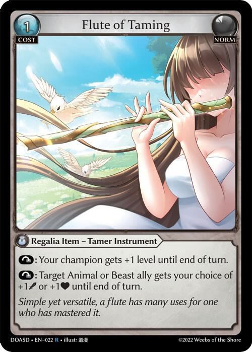 Flute of Taming - Dawn of Ashes Starter Decks - 022 - - NM