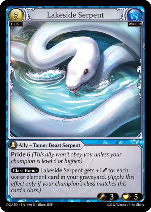Lakeside Serpent - Dawn of Ashes Starter Decks - 080 - - NM