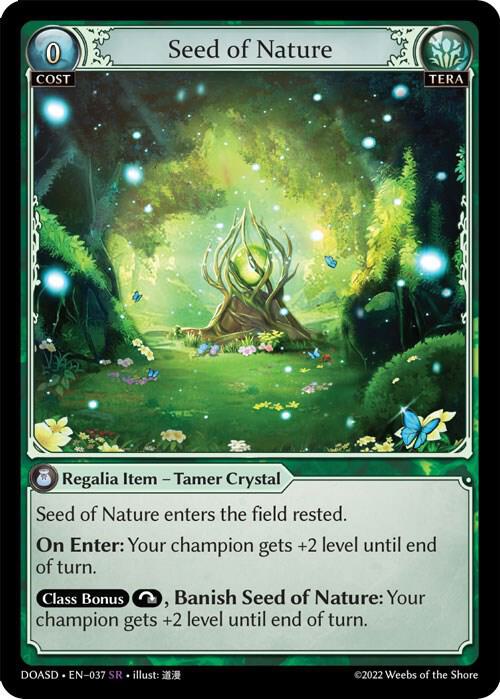 Seed of Nature - Dawn of Ashes Starter Decks - 037 - - NM