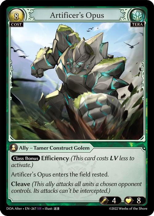 Artificer's Opus - Dawn of Ashes Alter Edition - 267 - - NM