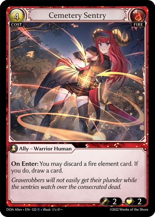 Cemetery Sentry - Dawn of Ashes Alter Edition - 122 - - NM