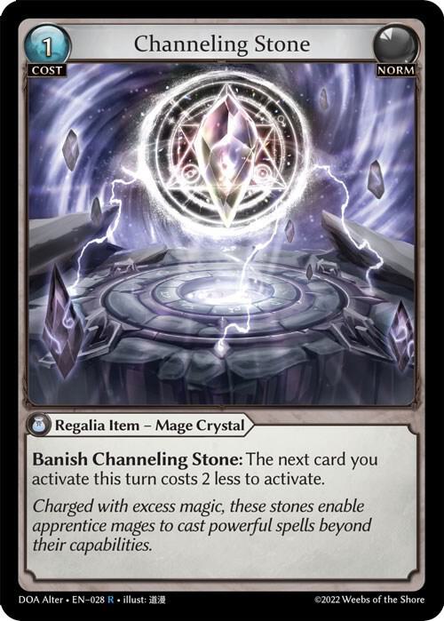Channeling Stone - Dawn of Ashes Alter Edition - 028 - - NM