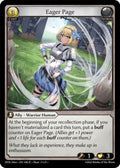 Eager Page - Dawn of Ashes Alter Edition - 082 - Foil - NM