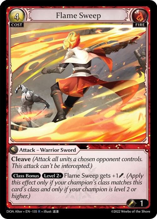 Flame Sweep - Dawn of Ashes Alter Edition - 135 - - NM
