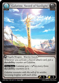 Galatine, Sword of Sunlight - Dawn of Ashes Alter Edition - 037 - - NM