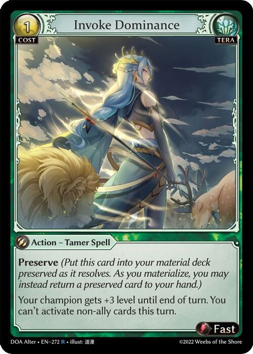 Invoke Dominance - Dawn of Ashes Alter Edition - 272 - - NM