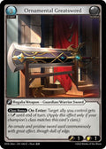 Ornamental Greatsword - Dawn of Ashes Alter Edition - 046 - Foil - NM