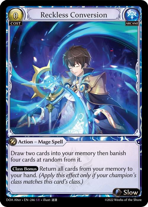 Reckless Conversion - Dawn of Ashes Alter Edition - 246 - - NM