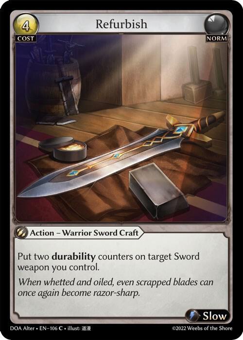 Refurbish - Dawn of Ashes Alter Edition - 106 - Foil - NM