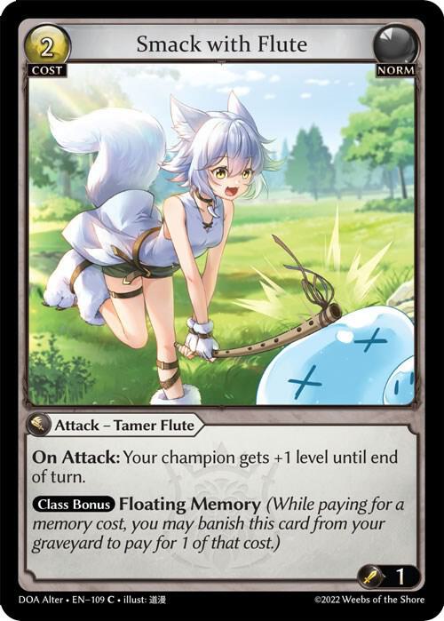 Smack with Flute - Dawn of Ashes Alter Edition - 109 - Foil - NM