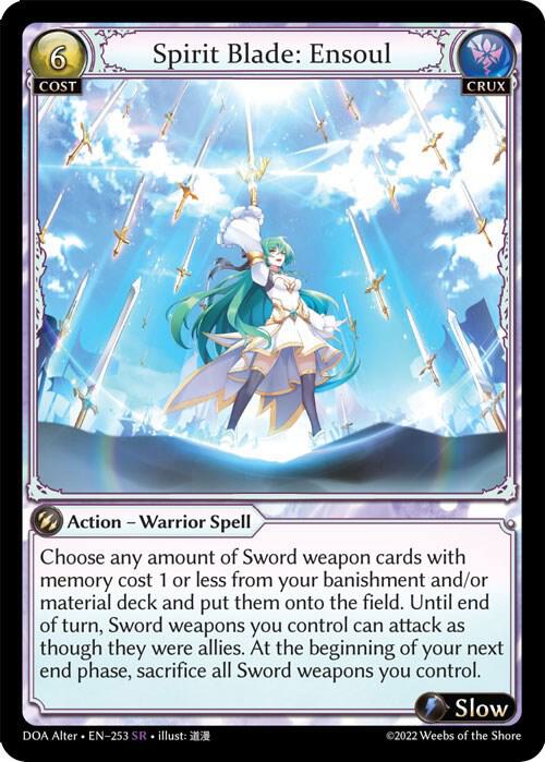 Spirit Blade: Ensoul - Dawn of Ashes Alter Edition - 253 - - NM