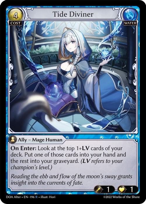 Tide Diviner - Dawn of Ashes Alter Edition - 196 - - NM