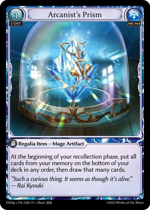 Arcanist's Prism - Dawn of Ashes Prelude - 028 - - NM