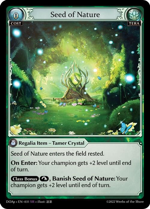 Seed of Nature - Dawn of Ashes Prelude - 031 - - NM