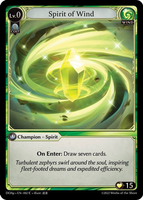 Spirit of Wind - Dawn of Ashes Prelude - 002 - - NM