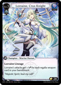 Lorraine, Crux Knight - Kickstarter Promotional Cards - 002 - Foil - NM