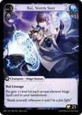 Rai, Storm Seer - Kickstarter Promotional Cards - 003 - Foil - NM