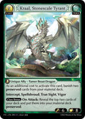 Kraal, Stonescale Tyrant - Fractured Crown - 090 - - NM