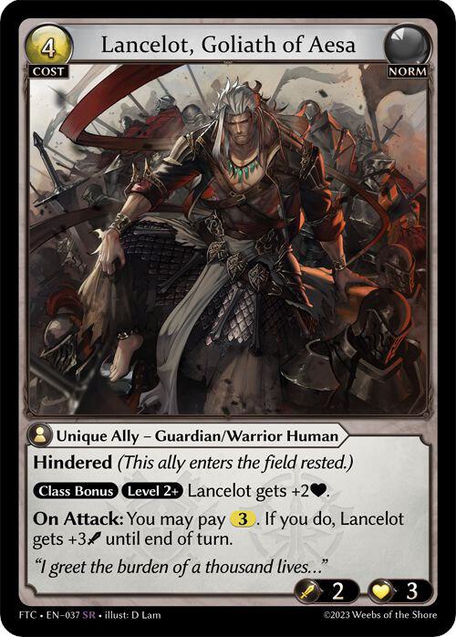 Lancelot, Goliath of Aesa - Fractured Crown - 037 - - NM