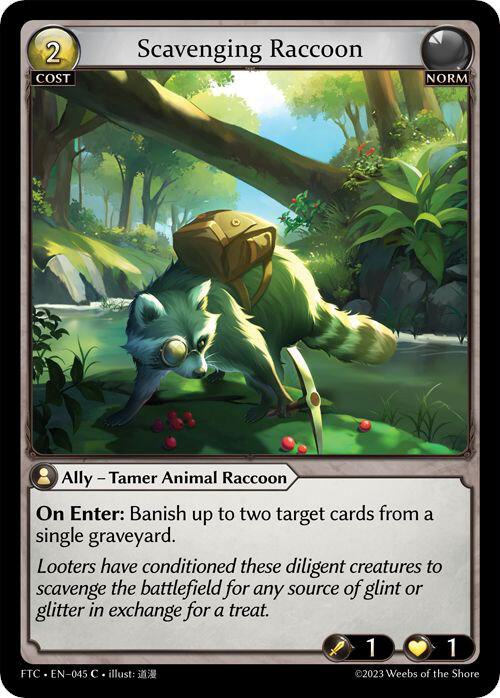 Scavenging Raccoon - Fractured Crown - 045 - Foil - NM