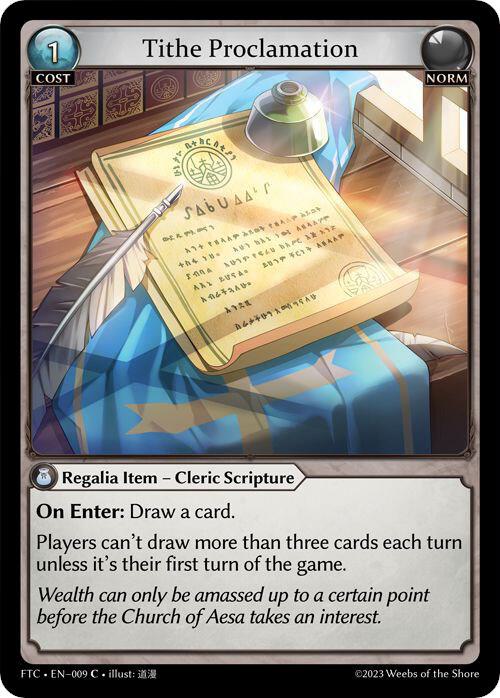 Tithe Proclamation - Fractured Crown - 009 - Foil - NM