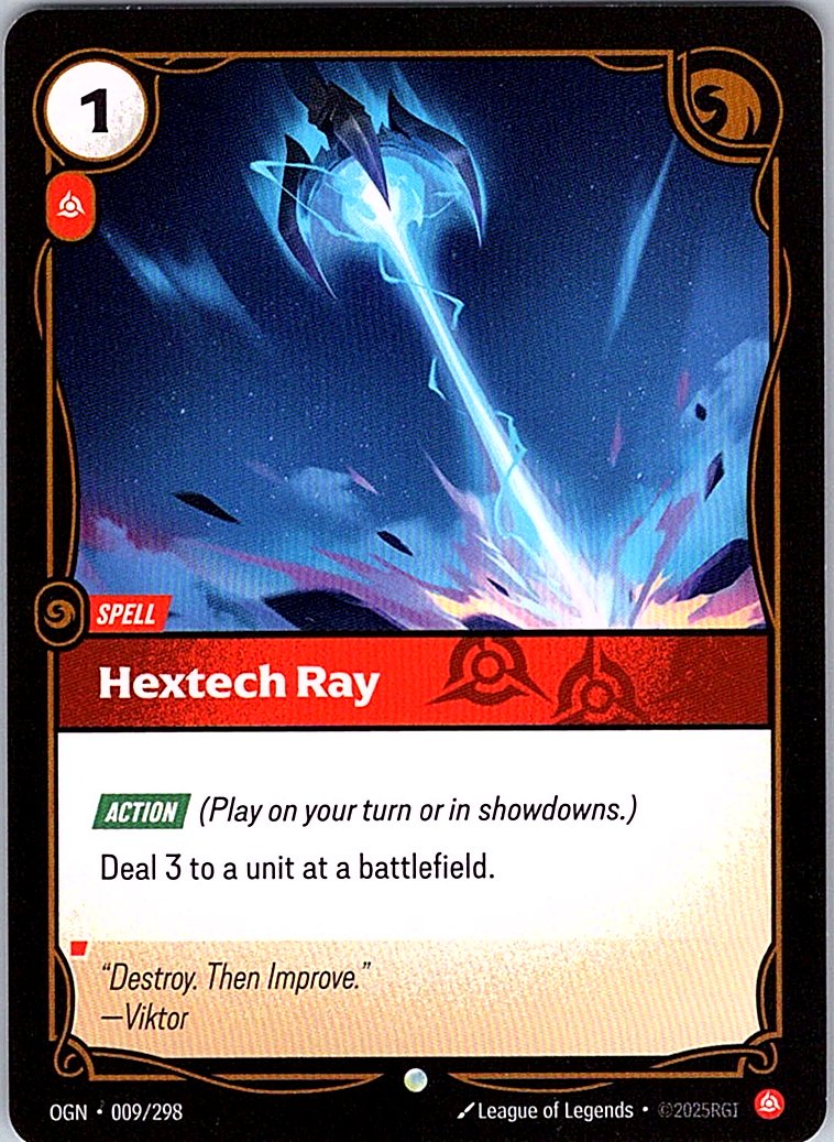 Hextech Ray - Origins - 009/298 - - NM