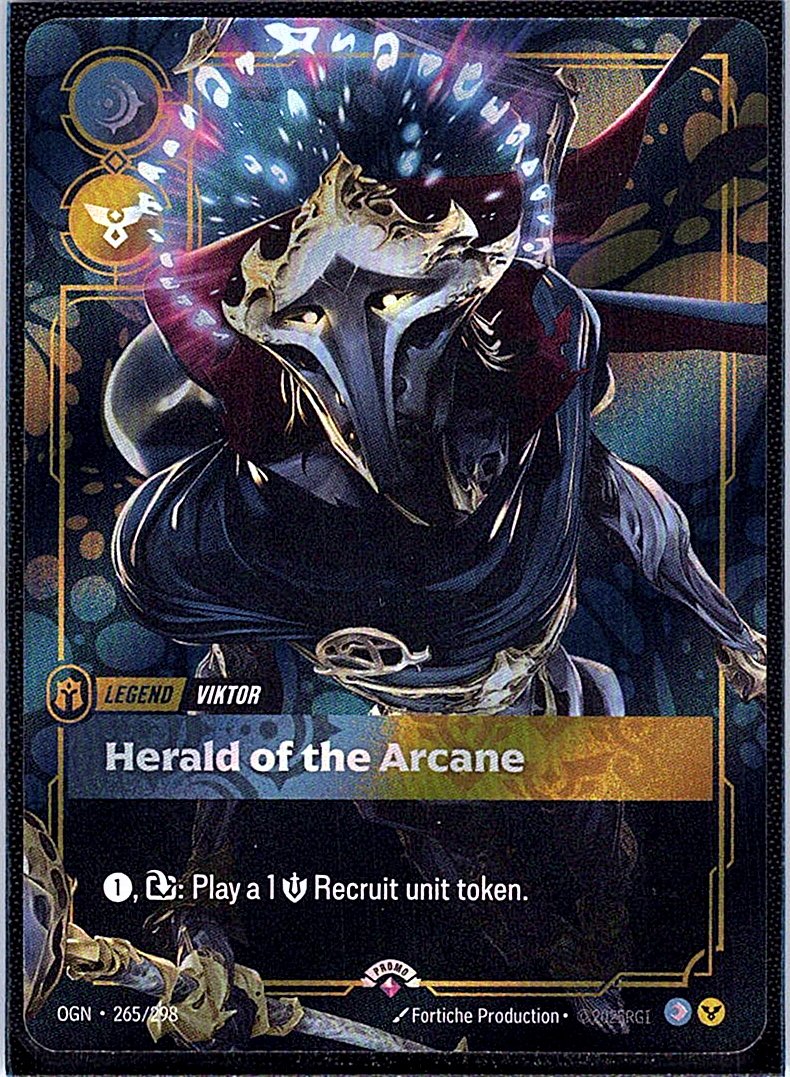 Viktor, Herald of the Arcane - Riftbound Organized Play Promotional Cards - 265/298 - Foil - NM