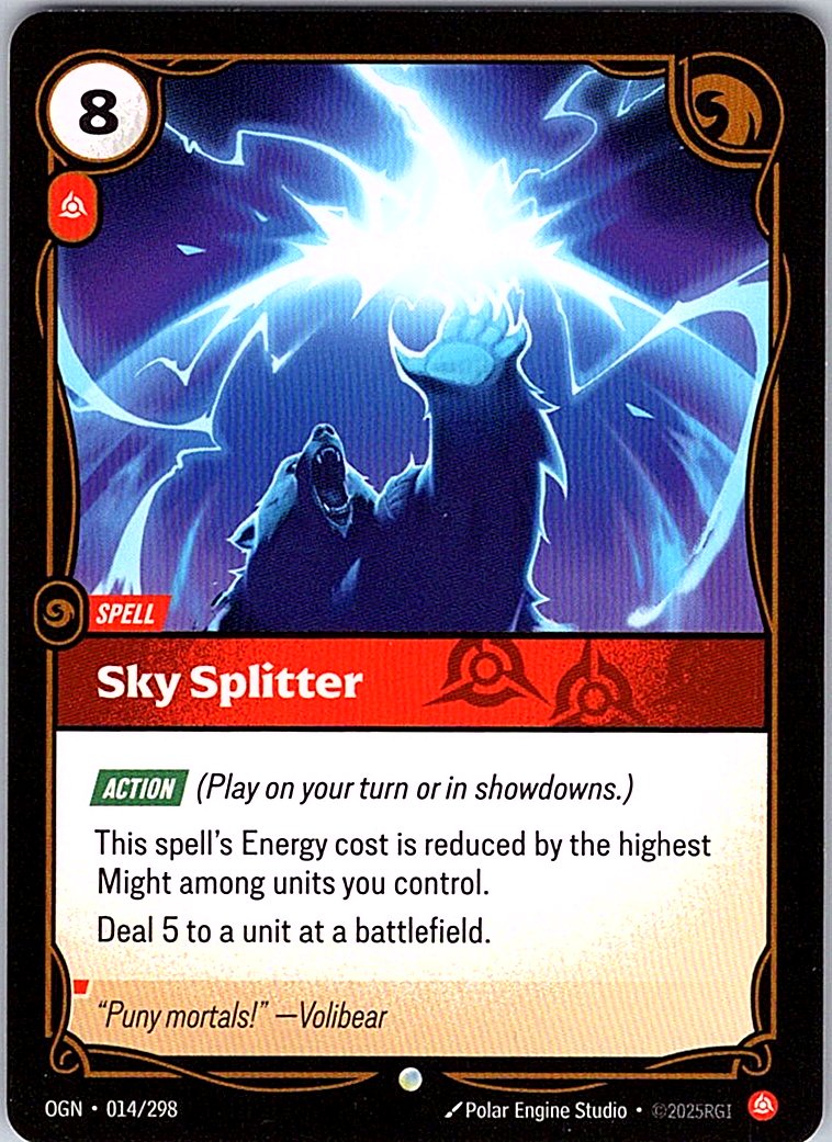 Sky Splitter - Origins - 014/298 - - NM