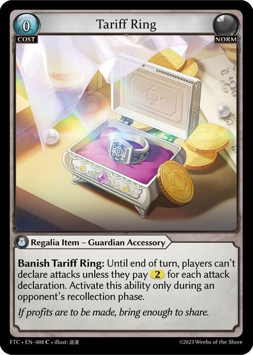 Tariff Ring - Fractured Crown - 008 - Foil - NM