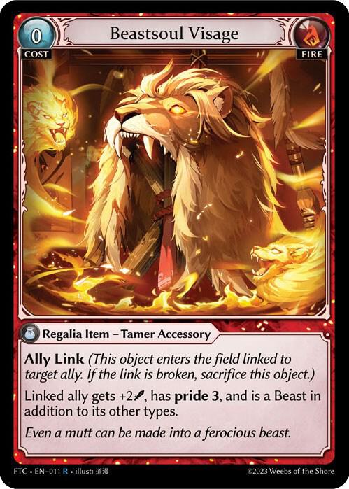 Beastsoul Visage - Fractured Crown - 011 - Foil - NM