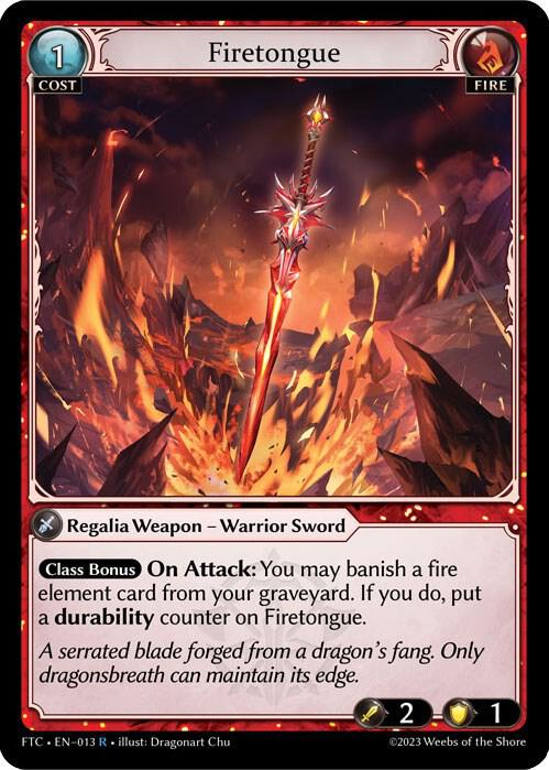 Firetongue - Fractured Crown - 013 - - NM