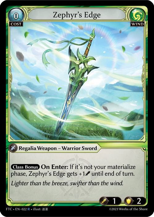 Zephyr's Edge - Fractured Crown - 022 - Foil - NM