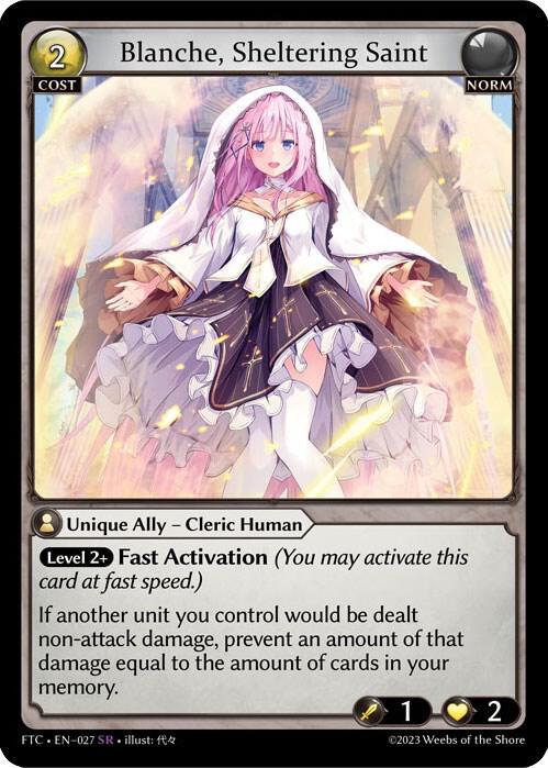 Blanche, Sheltering Saint - Fractured Crown - 027 - - NM