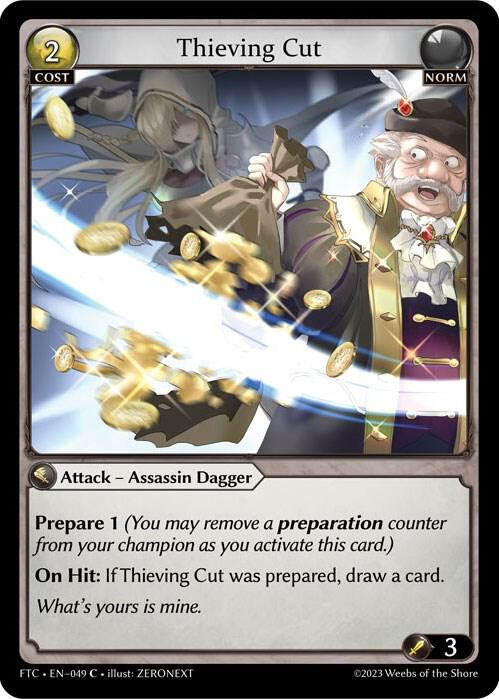 Thieving Cut - Fractured Crown - 049 - Foil - NM
