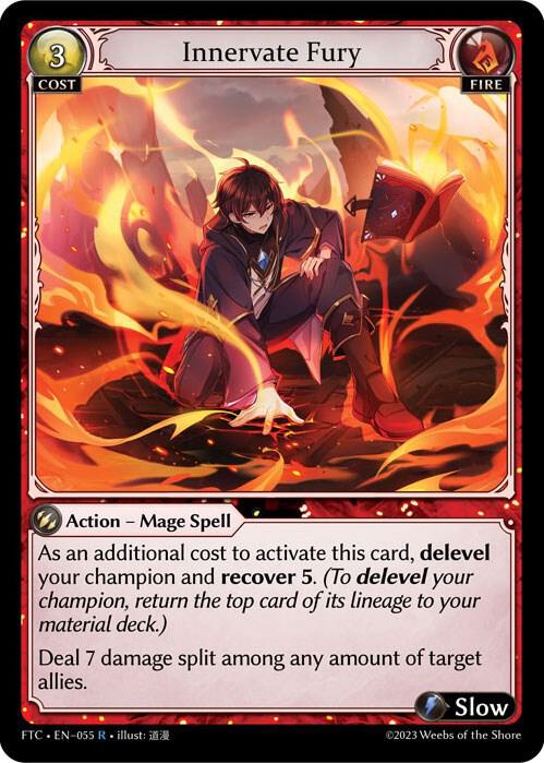 Innervate Fury - Fractured Crown - 055 - - NM