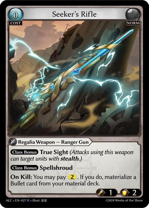 Seeker's Rifle - Alchemical Revolution - 027 - - NM