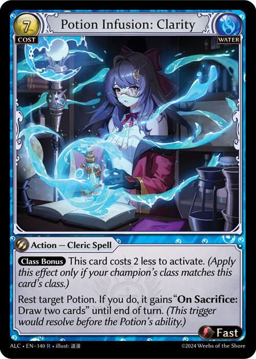 Potion Infusion: Clarity - Alchemical Revolution - 140 - - NM