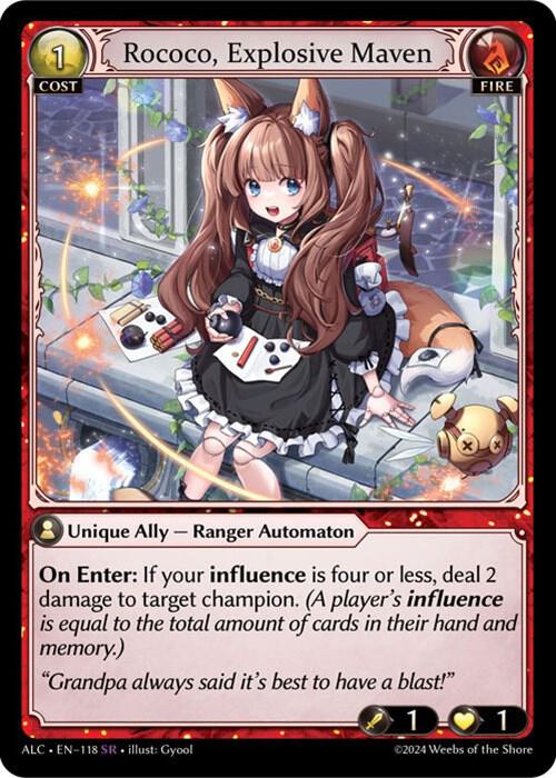 Rococo, Explosive Maven - Alchemical Revolution - 118 - - NM