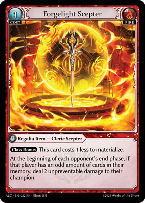 Forgelight Scepter - Alchemical Revolution - 032 - - NM