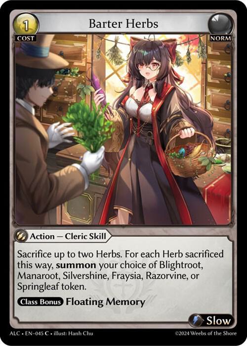 Barter Herbs - Alchemical Revolution - 045 - Foil - NM