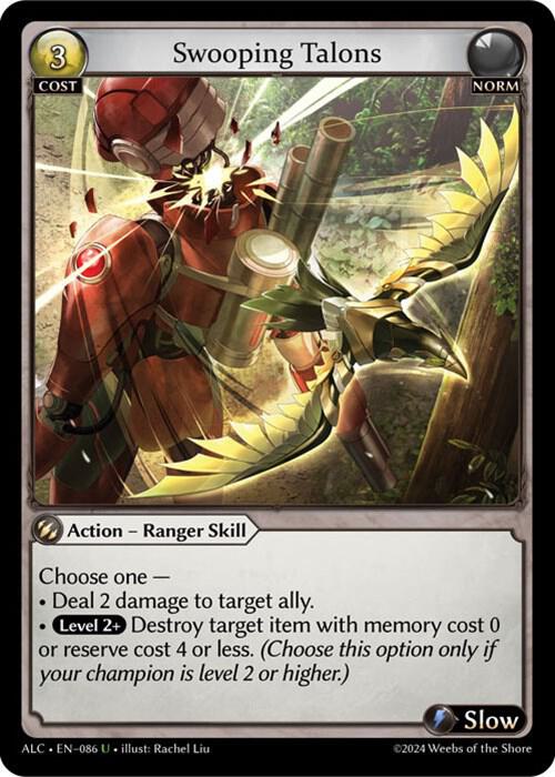 Swooping Talons - Alchemical Revolution - 086 - Foil - NM