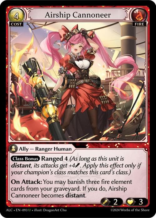 Airship Cannoneer - Alchemical Revolution - 093 - Foil - NM