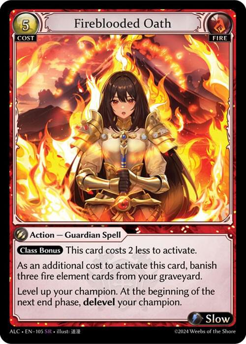 Fireblooded Oath - Alchemical Revolution - 105 - - NM
