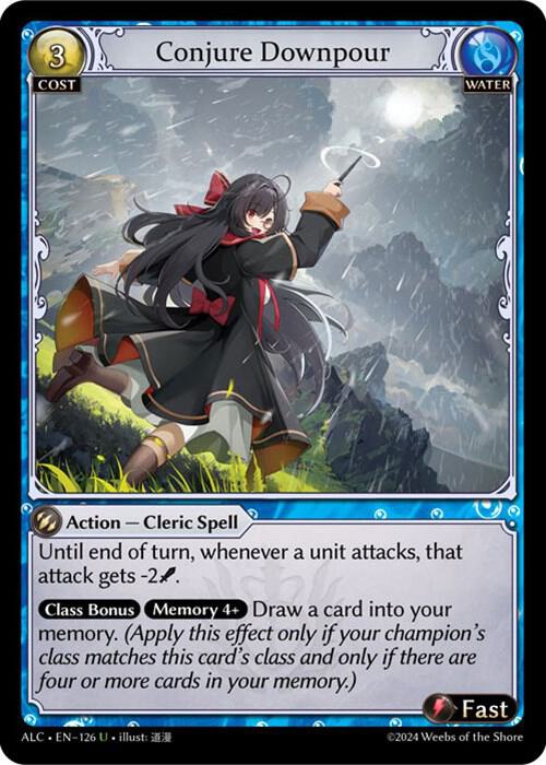 Conjure Downpour - Alchemical Revolution - 126 - Foil - NM