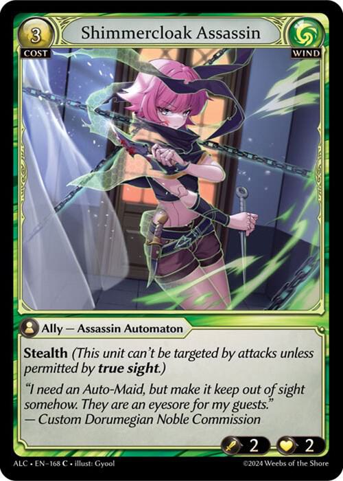 Shimmercloak Assassin - Alchemical Revolution - 168 - Foil - NM