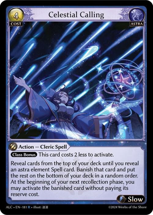 Celestial Calling - Alchemical Revolution - 181 - - NM